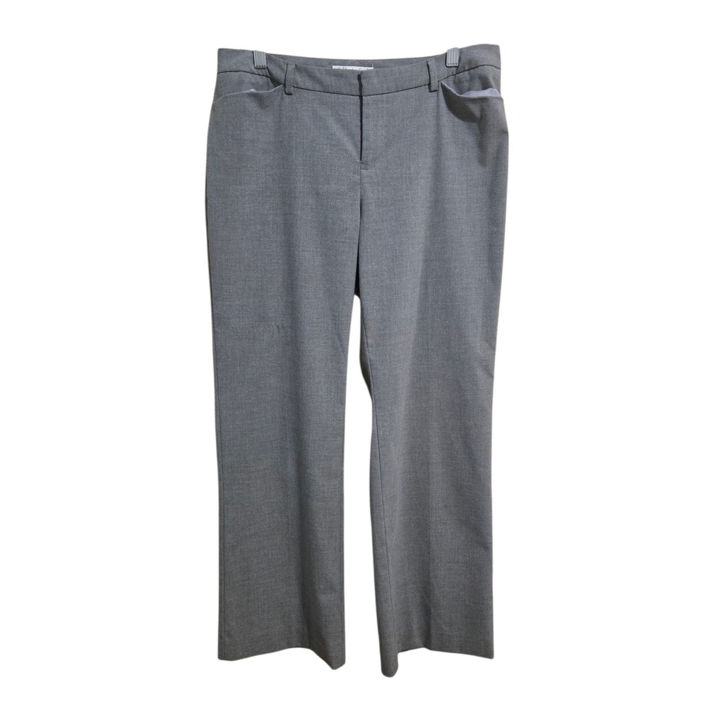 Coldwater Creek Women's Pants Size 8 Light Grey Natural Fit Career Casual Work